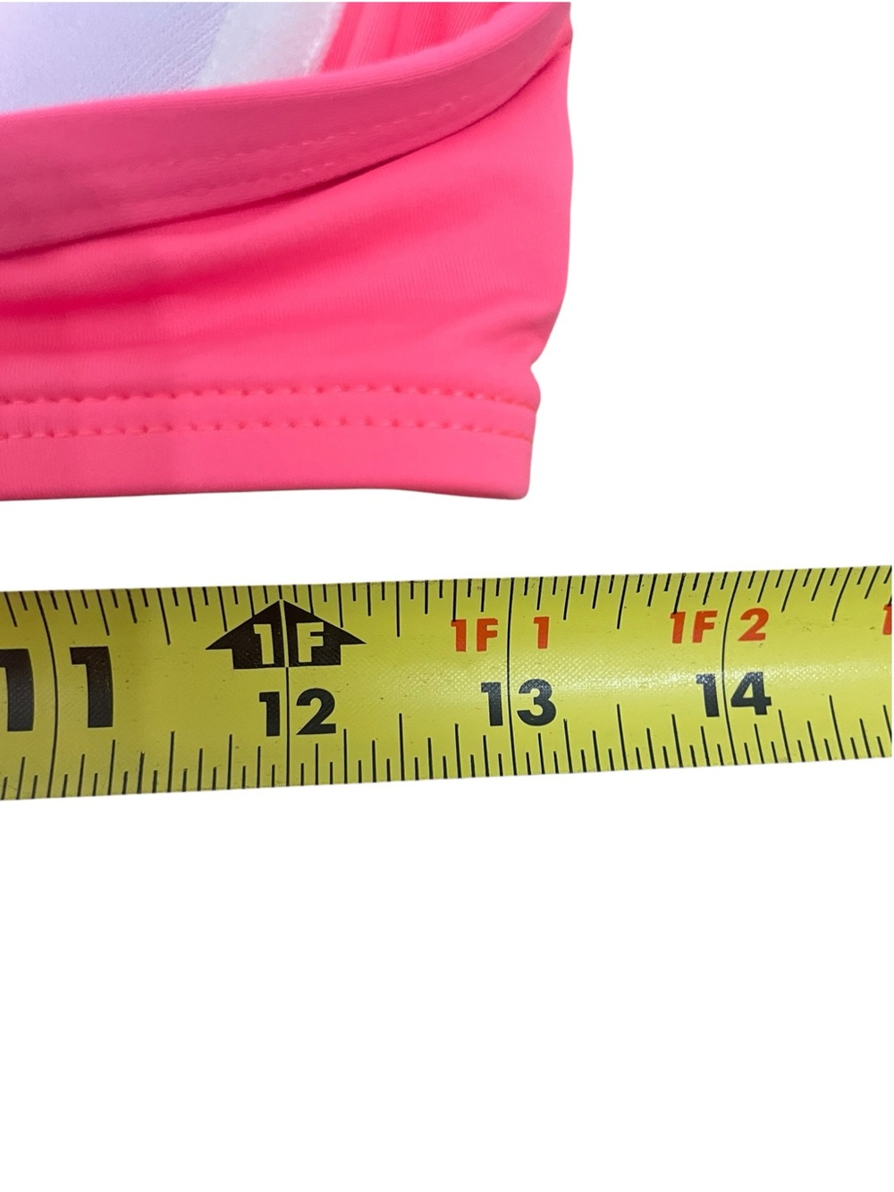 La Blanca Hot Pink Wrap Underwire Bikini Top Sweetheart Swimsuit Size 12 - Picture 5 of 5